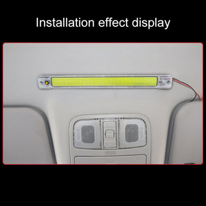 2 PCS ZS-3348 DC12-24V High Bright 84 COB Lamp Beads Car Dome Light Cabin Light Bar, ZS-3348