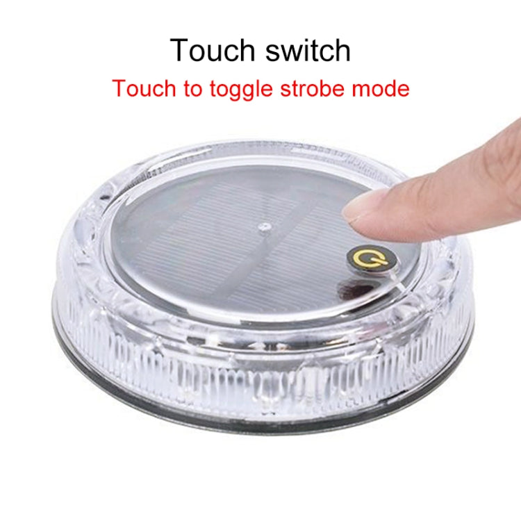 2 PCS Car Touch Light Solar LED Flashing Light, Touch
