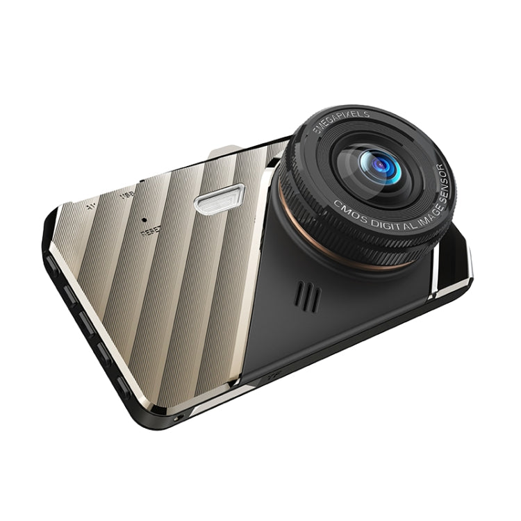Q50 Car 4 inch HD 1080P Night Vision Front and Rear Dual-lens Driving Recorder, Q50