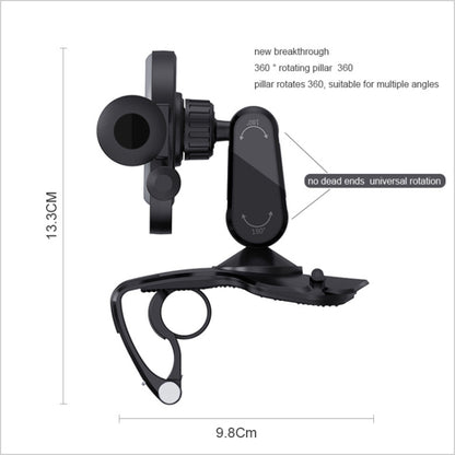 Car Multi-function Center Console Mobile Phone Holder with Number Plate, Mobile Phone Holder with Number Plate