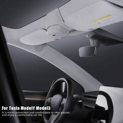 Car Ordinary Version Sunglasses Storage Box for Tesla Model 3 2019-2023, Ordinary Version for Tesla Model 3