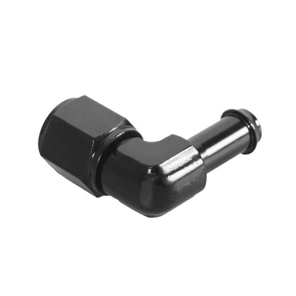 Car 90 Degree Quick Connect Female AN6-3/8 Swivel Barb Fitting Adapter, AN6-3/8
