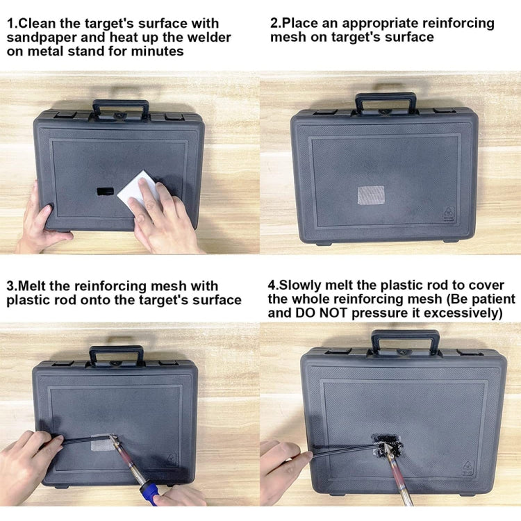 80W Electric Soldering Iron Plastic Welding Machine Car Bumper Repair Plier Set, US Plug, Bumper Repair Plier Set, US Plug