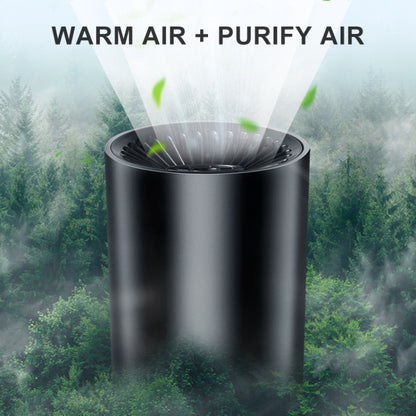 Car High-Power Cylinder Heater 12V Defogging Defroster with Purification and Holder, with Purification and Holder