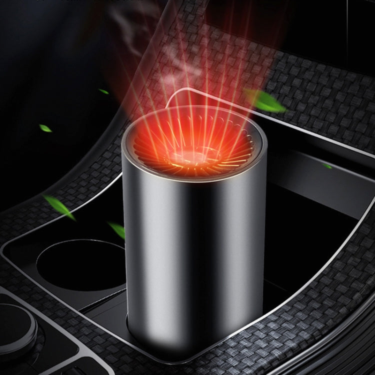 Car High-Power Cylinder Heater 12V Defogging Defroster with Purification and Holder, with Purification and Holder