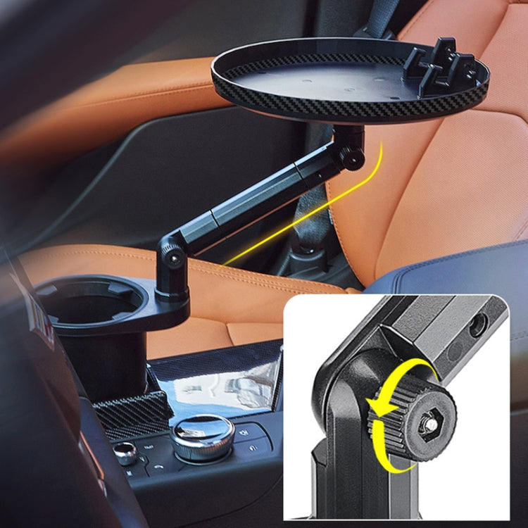 Car 360 Degree Rotation Water Cup Holder Multi-functional Dining Table, Multi-functional Dining Table