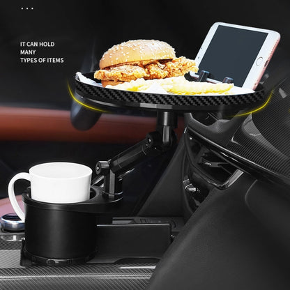 Car 360 Degree Rotation Water Cup Holder Multi-functional Dining Table, Multi-functional Dining Table