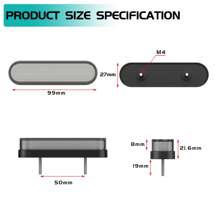 1 Pair Double Color Brake Light Turn Signal Light, Double Color