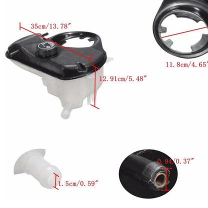 Car Radiator Coolant Expansion Tank C2S18320 for Jaguar X-Type 2002-2008, Radiator Coolant Expansion Tank