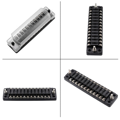 CS-978A2 FB1902 1 In 12 Out Independent Positive Negative Fuse Box without Fuse Piece for Auto Car Truck Boat, CS-978A2