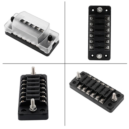 CS-979A1 FB1903 1 In 1 Out 6 Ways No Distinction Positive Negative Fuse Box without Fuse for Auto Car Truck Boat, CS-979A1