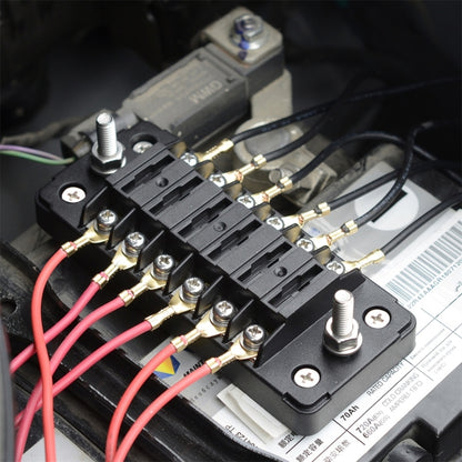 CS-979A1 FB1903 1 In 1 Out 6 Ways No Distinction Positive Negative Fuse Box without Fuse for Auto Car Truck Boat, CS-979A1