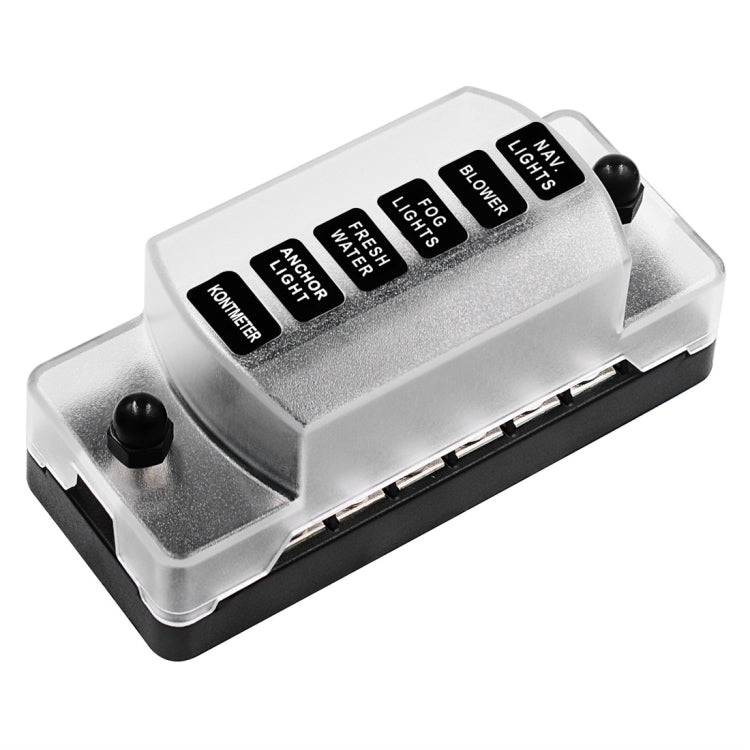 CS-979A1 FB1903 1 In 1 Out 6 Ways No Distinction Positive Negative Fuse Box without Fuse for Auto Car Truck Boat, CS-979A1
