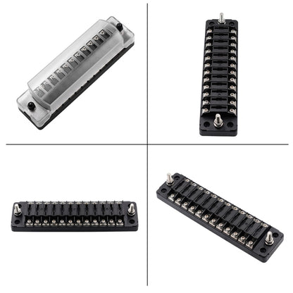 CS-979A2 FB1904 1 In 1 Out 12 Ways No Distinction Positive Negative Fuse Box without Fuse for Auto Car Truck Boat, CS-979A2