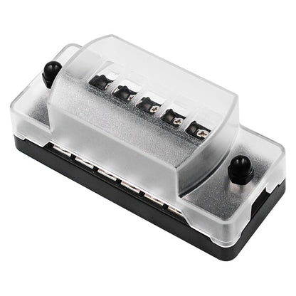 ZH-979A1 FB1903 1 In 1 Out 6 Ways No Distinction Positive Negative Fuse Box with 12 Fuses for Auto Car Truck Boat, ZH-979A1