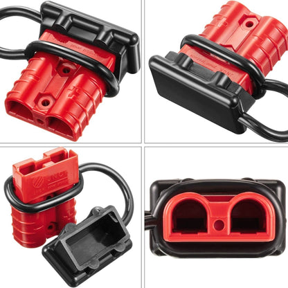CP-0242-02 50A 600V Towing Winch Quick Connect Systems Wire Harness Plug with Dust Cover, CP-0242-02