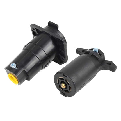 7-PIN 12V Trailer Plug American Flat Blade Connector Adapter, CP-0220