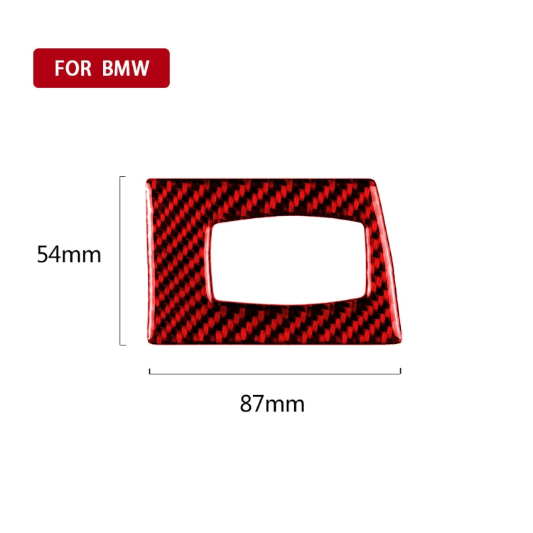 For BMW 3 Series E90 Carbon Fiber Car Ignition Switch Key Hole Decoration Sticker, Left Drive, Car Ignition Switch Key Hole,Left Drive