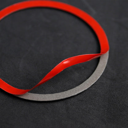 2 PCS Set for BMW 3 Series E90 Carbon Fiber Car Horn Circle Decorative Sticker, Car Horn Circle