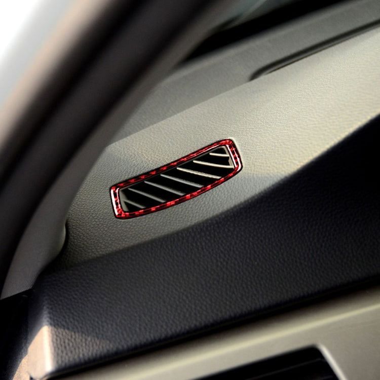 2 PCS Set for BMW 3 Series E90 Carbon Fiber Car Instrument Air Outlet Decorative Sticker,Left Drive, Car Instrument Air Outlet,Left Drive