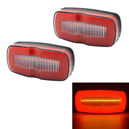 2 PCS MK-190 Truck LED Side Marker Light, MK-190 (White Light), MK-190 (Red Light)