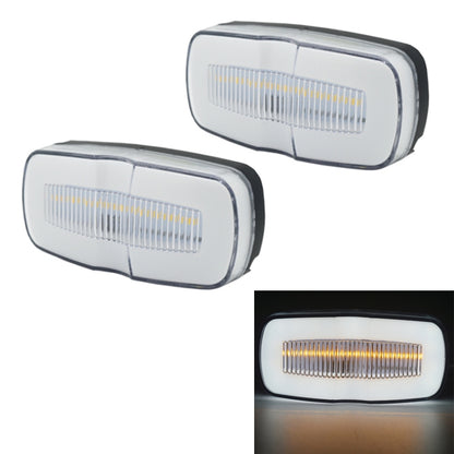 2 PCS MK-190 Truck LED Side Marker Light, MK-190 (White Light), MK-190 (Red Light)