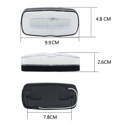 2 PCS MK-190 Truck LED Side Marker Light, MK-190 (Red Light), MK-190 (White Light)