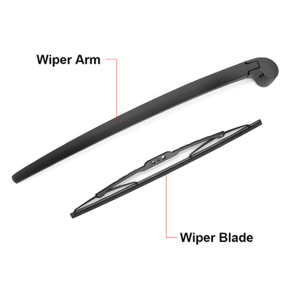 JH-AD06 For Audi A6 Avant 2005-2008 Car Rear Windshield Wiper Arm Blade Assembly 4F9 955 407, For Audi A6 Avant 2005-2008