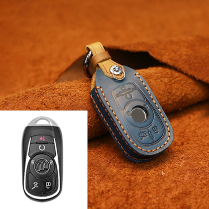 For Buick Car Cowhide Leather Key Protective Cover Key Case, Six Keys Version, For Buick, Six Keys Version