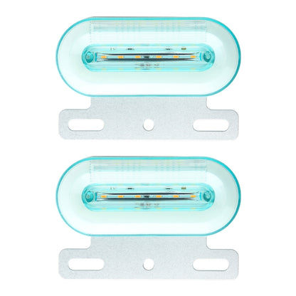 2 PCS 12V 12LED Car Oval Side Lamp, 12V (White Light), 12V (Red Light), 12V (Yellow Light)