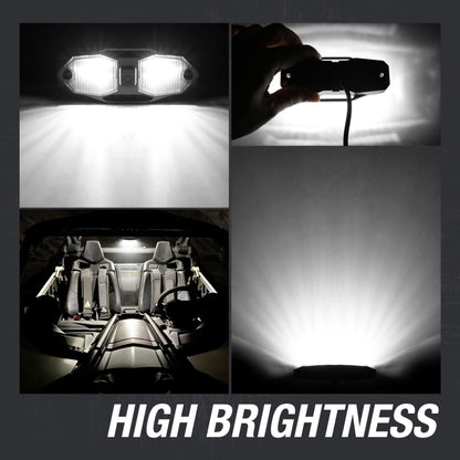 For UTV ATV Polaris RZR Golf Cart Motorcycle LED Guard Bar Light, Guard Bar Light