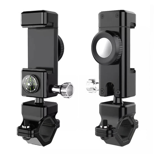 Bicycle / Motorcycle Anti-theft Anti-take Off Mobile Phone Holder without Light, without Light (Black), without Light (Green)