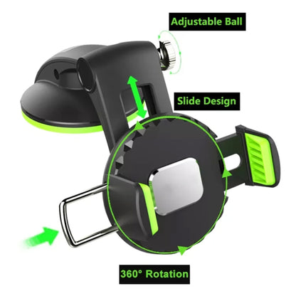 Multifunctional Car Center Console Dashboard Suction Cup Phone Holder, Suction Cup (Black), Suction Cup (Green)