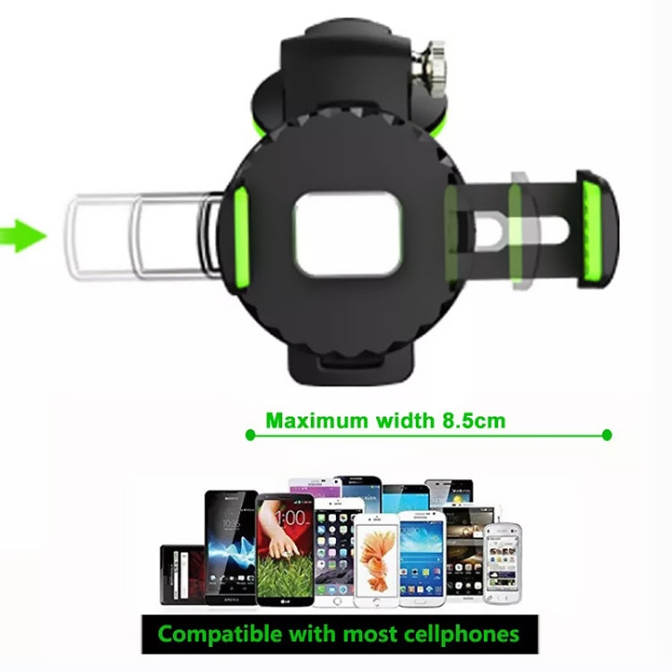 Multifunctional Car Center Console Dashboard Suction Cup Phone Holder, Suction Cup (Black), Suction Cup (Green)