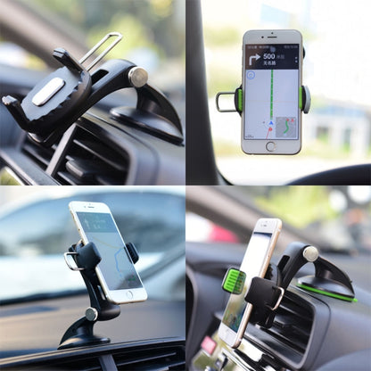 Multifunctional Car Center Console Dashboard Suction Cup Phone Holder, Suction Cup (Black), Suction Cup (Green)