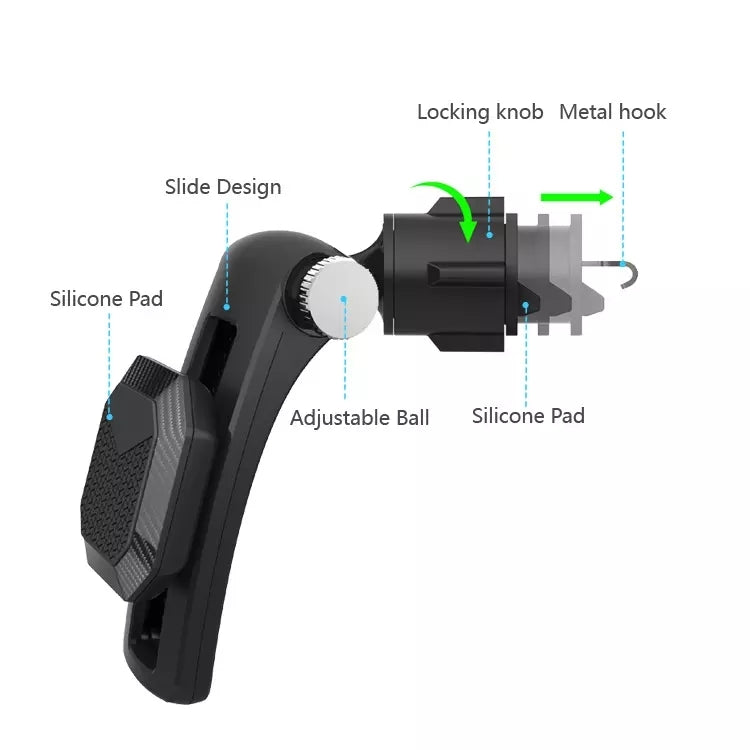 Multifunctional Car Air Conditioner Air Outlet Magnetic Phone Holder, Air Outlet Magnetic (Black), Air Outlet Magnetic (Green)