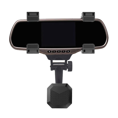 Carbon Fiber Strong Magnet Car Rear Mirror Navigation Phone Holder, Carbon Fiber