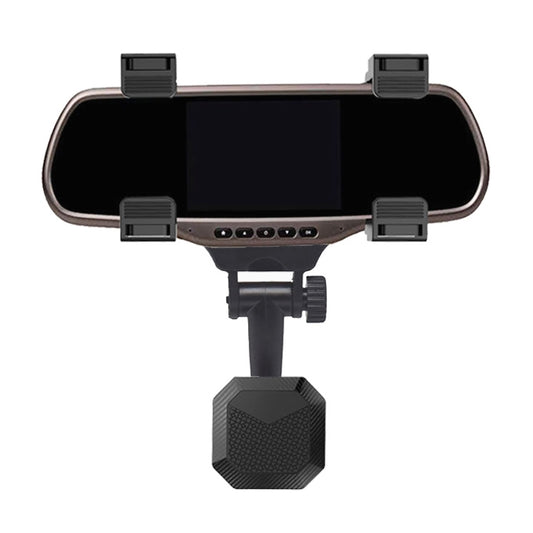 Carbon Fiber Strong Magnet Car Rear Mirror Navigation Phone Holder, Carbon Fiber