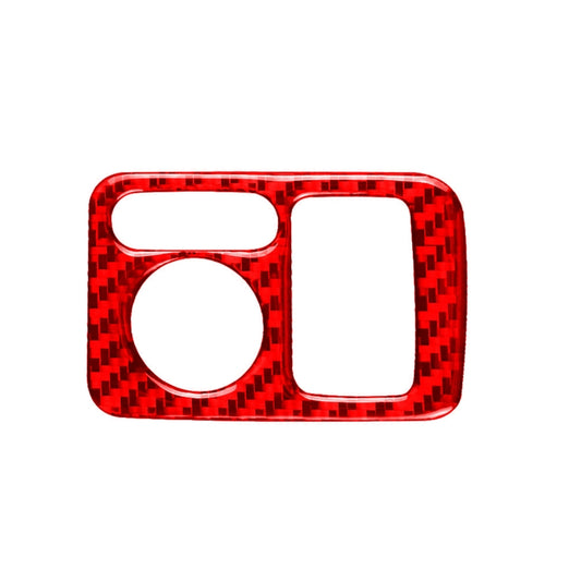 For Honda CRV 2007-2011 Car Carbon Fiber Rear Mirror Adjustment Switch Frame Decorative Sticker, Right Drive, Rear Mirror Adjustment Switch, Right Drive