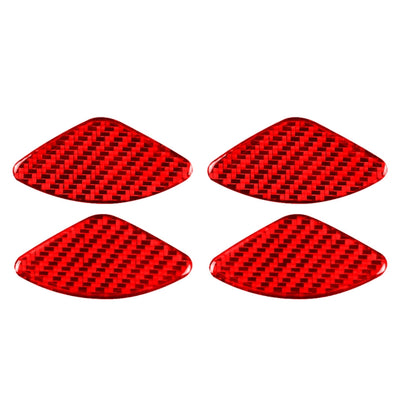 4 PCS Set for Honda CRV 2007-2011 Carbon Fiber Car Inner Door Bowl Patch Decorative Sticker,Left and Right Drive Universal, Car Inner Door Bowl Patch