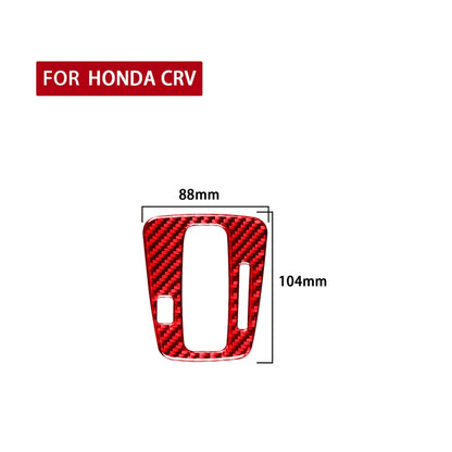 For Honda CRV 2007-2011 Carbon Fiber Car Gear Indicator Frame Decorative Sticker,Right Drive, Gear Indicator Frame,Right Drive