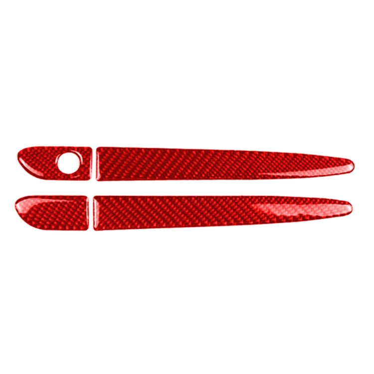 Car Carbon Fiber without Hole Outside Door Handle Decorative Sticker for Mazda CX-5 2017-2018, Right Drive, without Hole Outside Door Handle, Right Drive
