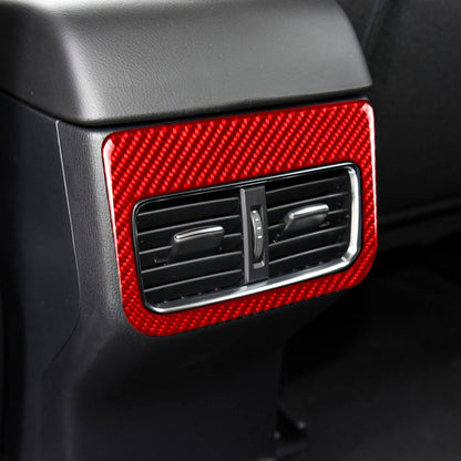 Car Carbon Fiber Rear Air Outlet Decorative Sticker for Mazda CX-5 2017-2018, Left and Right Drive, Rear Air Outlet