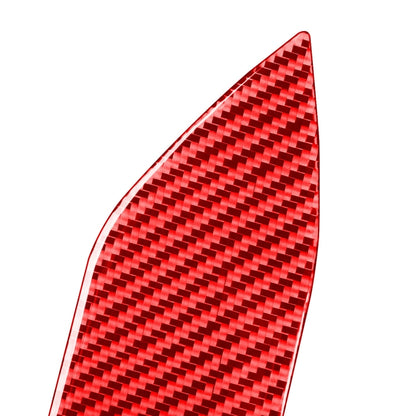 Car Carbon Fiber Warning Light Switch Panel Decorative Sticker for Toyota RAV4 2006-2013, Left and Right Drive, Warning Light Switch Panel