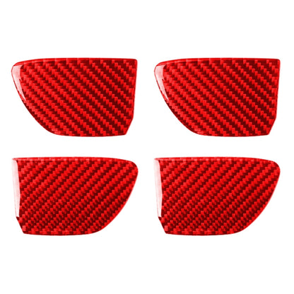 Car Carbon Fiber Inside Door Bowl Decorative Sticker for Infiniti Q50 2014-2020, Left and Right Drive, Inside Door Bowl