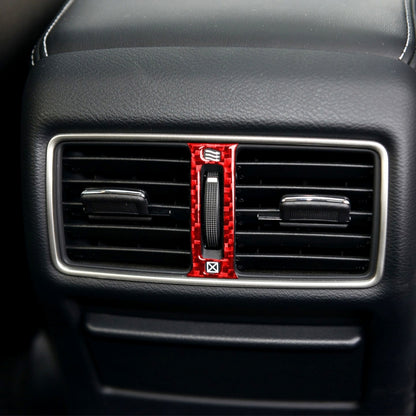 Car Carbon Fiber Rear Air Outlet Decorative Sticker for Infiniti Q50 2014-2020, Left and Right Drive, Rear Air Outlet