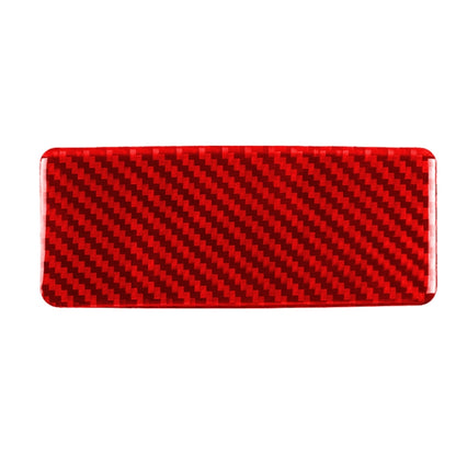 Car Carbon Fiber Rear Ashtray Panel Decorative Sticker for Infiniti Q50 2014-2020, Left and Right Drive, Rear Ashtray Panel