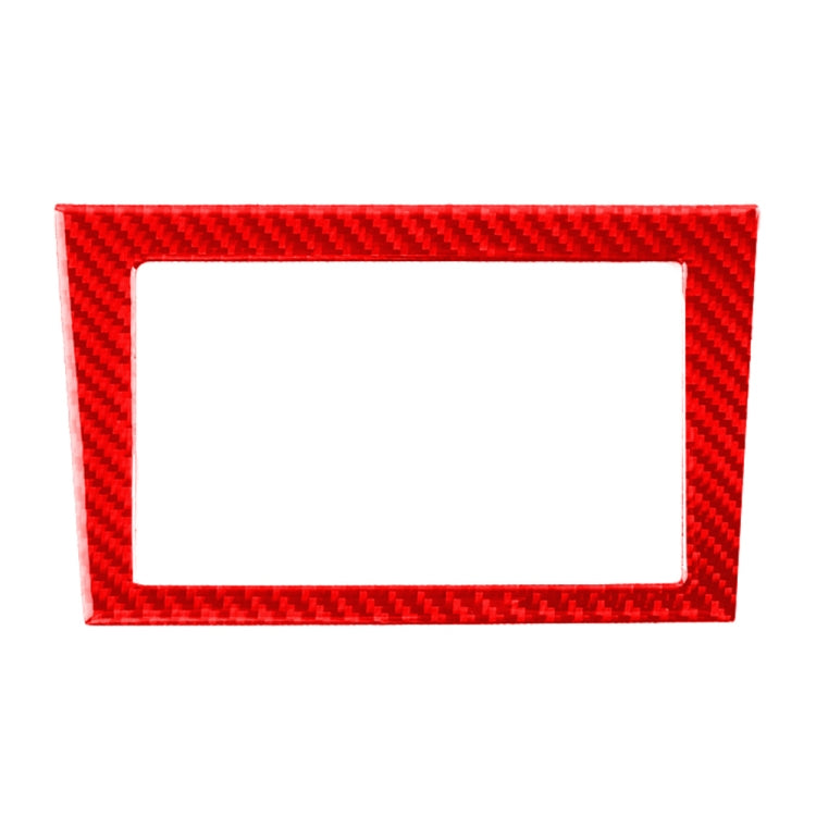Car Carbon Fiber Navigation Frame Decorative Sticker for Infiniti Q50 2014-2020, Left and Right Drive, Navigation Frame