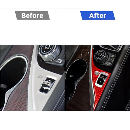 Car Carbon Fiber Driver Panel Decorative Sticker for Infiniti Q50 2014-2020, Right Drive, Driver Panel, Right Drive