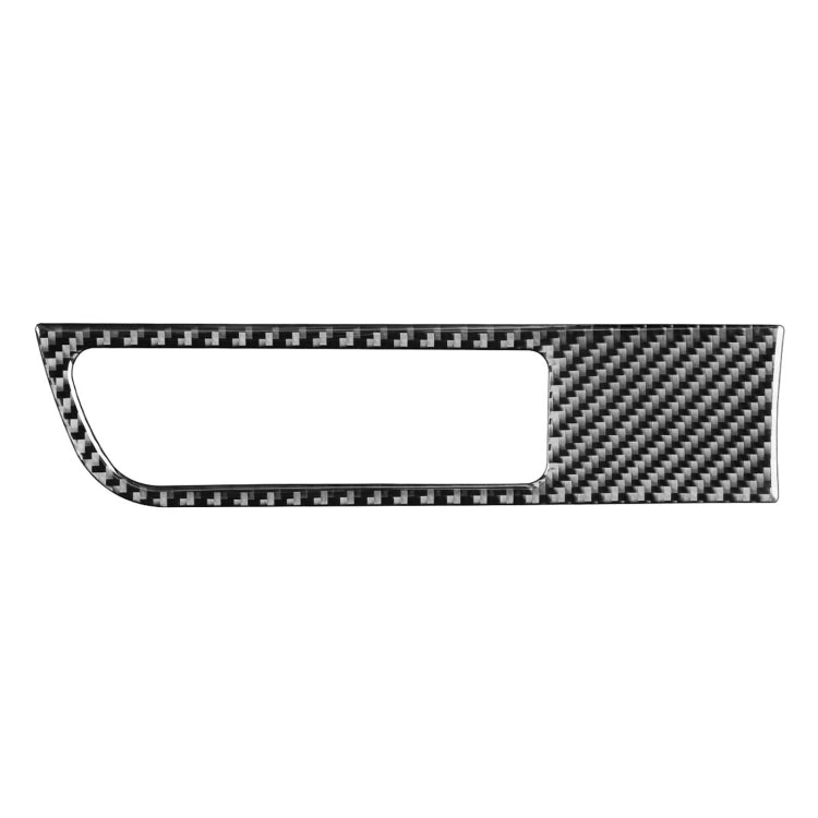 Car Carbon Fiber Driver Card Slot Panel Decorative Sticker for Toyota Highlander 2014-2019, Left Drive, Driver Card Slot Panel